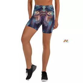 Sacred Vision Rave Yoga Shorts