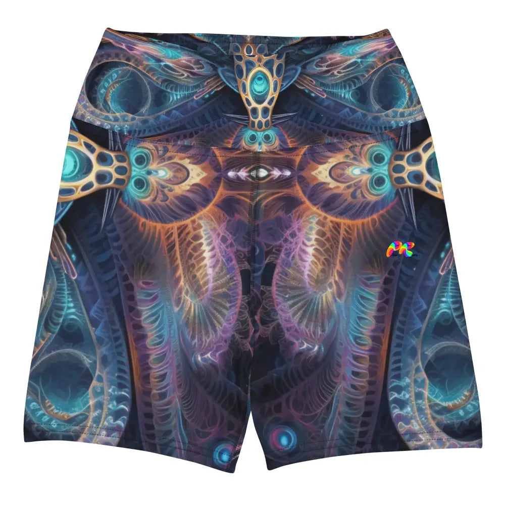 Sacred Vision Rave Yoga Shorts