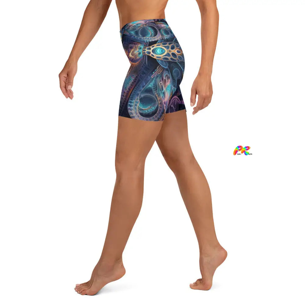 Sacred Vision Rave Yoga Shorts