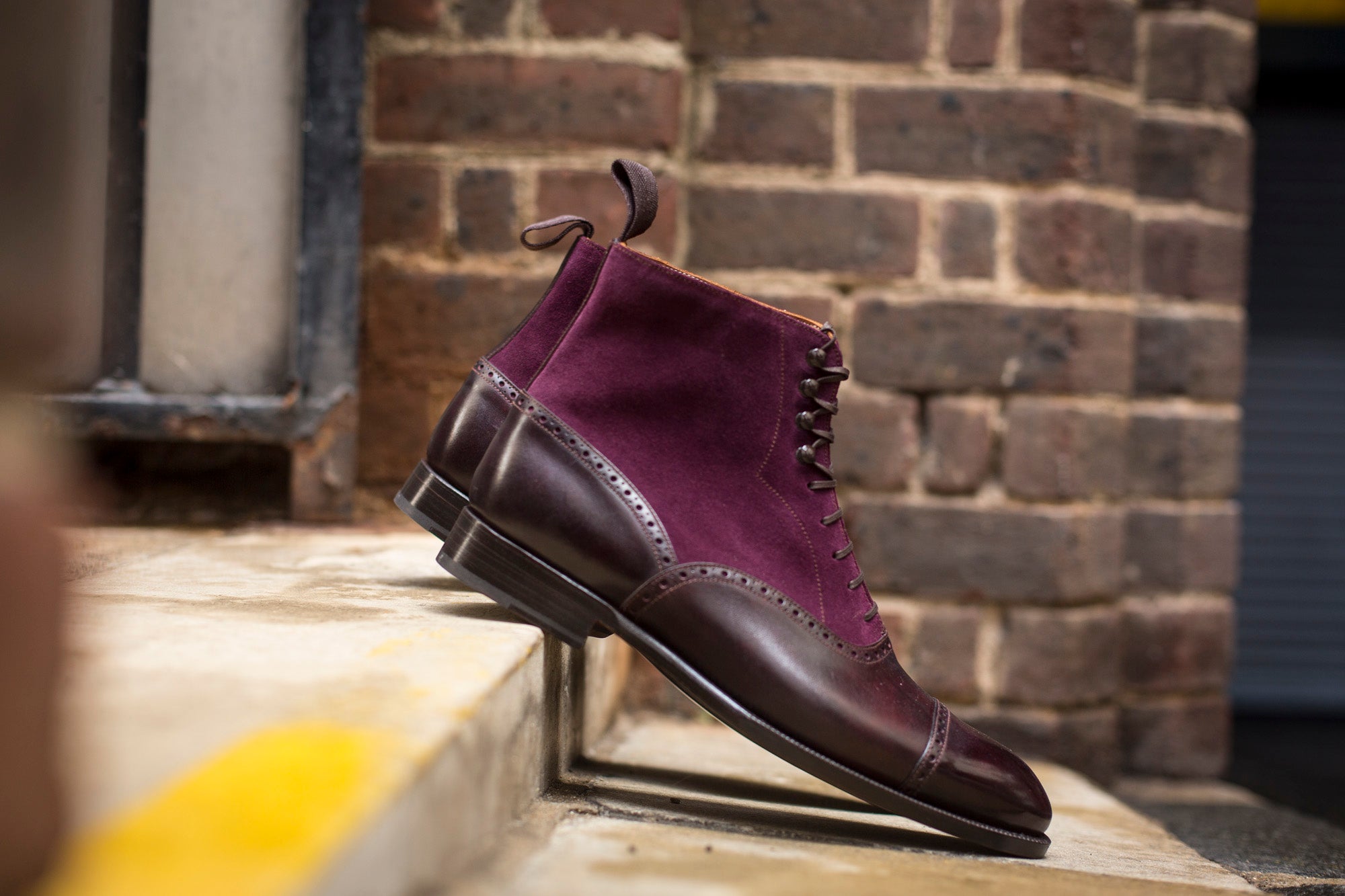 Seaview - MTO - Plum Museum Calf / Regal Purple Suede - NGT Last - Single Leather Sole