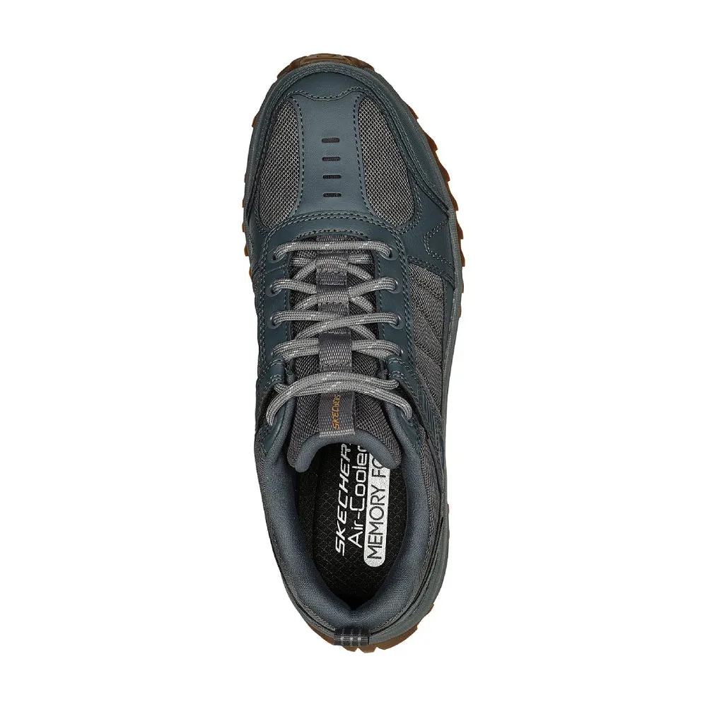 SKECHERS Men's Bionic Trail-Mandeville Running Shoe ( Charcoal)