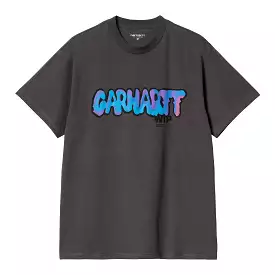 S/S DRIP T-SHIRT CHARCOAL