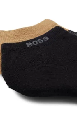 Two-pack of ankle socks in a cotton blend