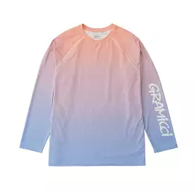 UPF-SHIELD LONG SLEEVE TOP GRADATION BLUE