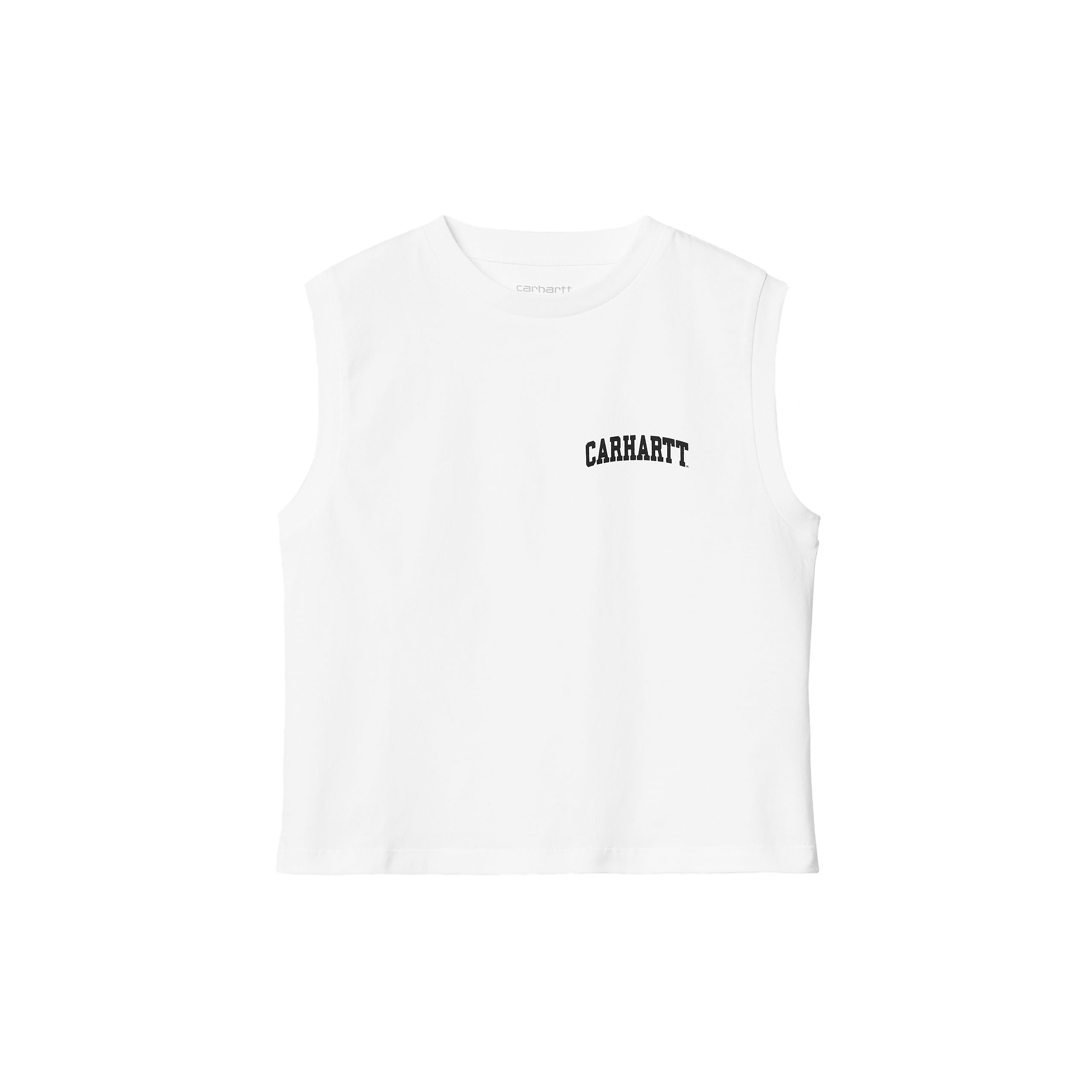 W' UNIVERSITY SCRIPT A-SHIRT WHITE / BLACK