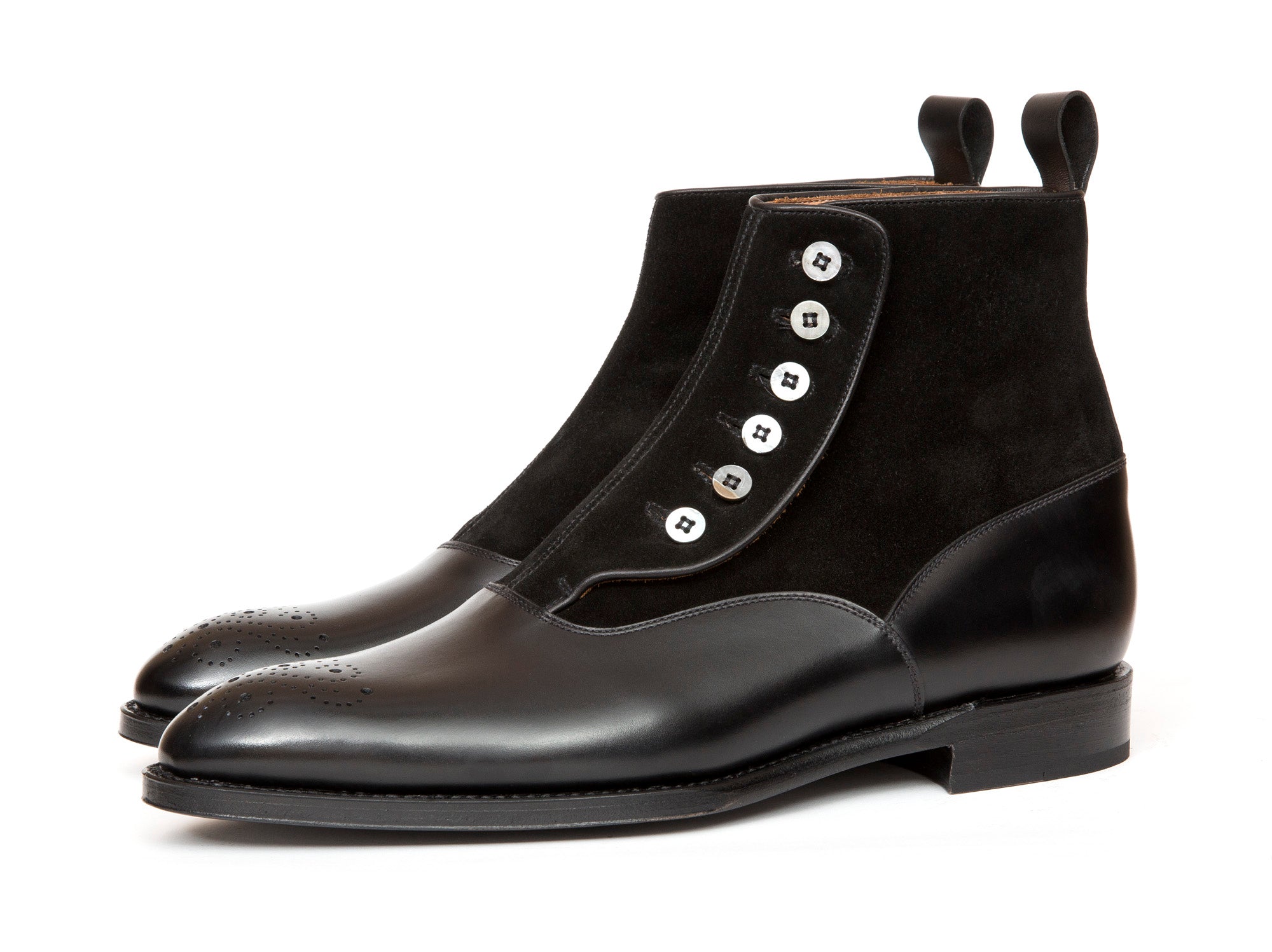 Westlake - MTO - Black Calf / Black Suede - NGT Last - Single Leather Sole