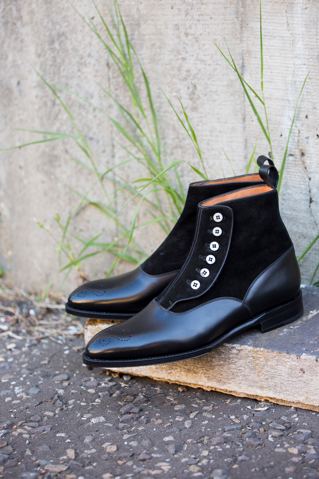 Westlake - MTO - Black Calf / Black Suede - NGT Last - Single Leather Sole