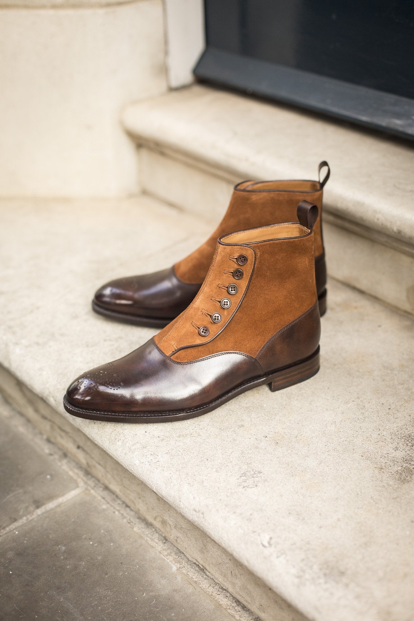 Westlake - MTO - Dark Brown Museum Calf / Tobacco Suede - NGT Last - Single Leather Sole