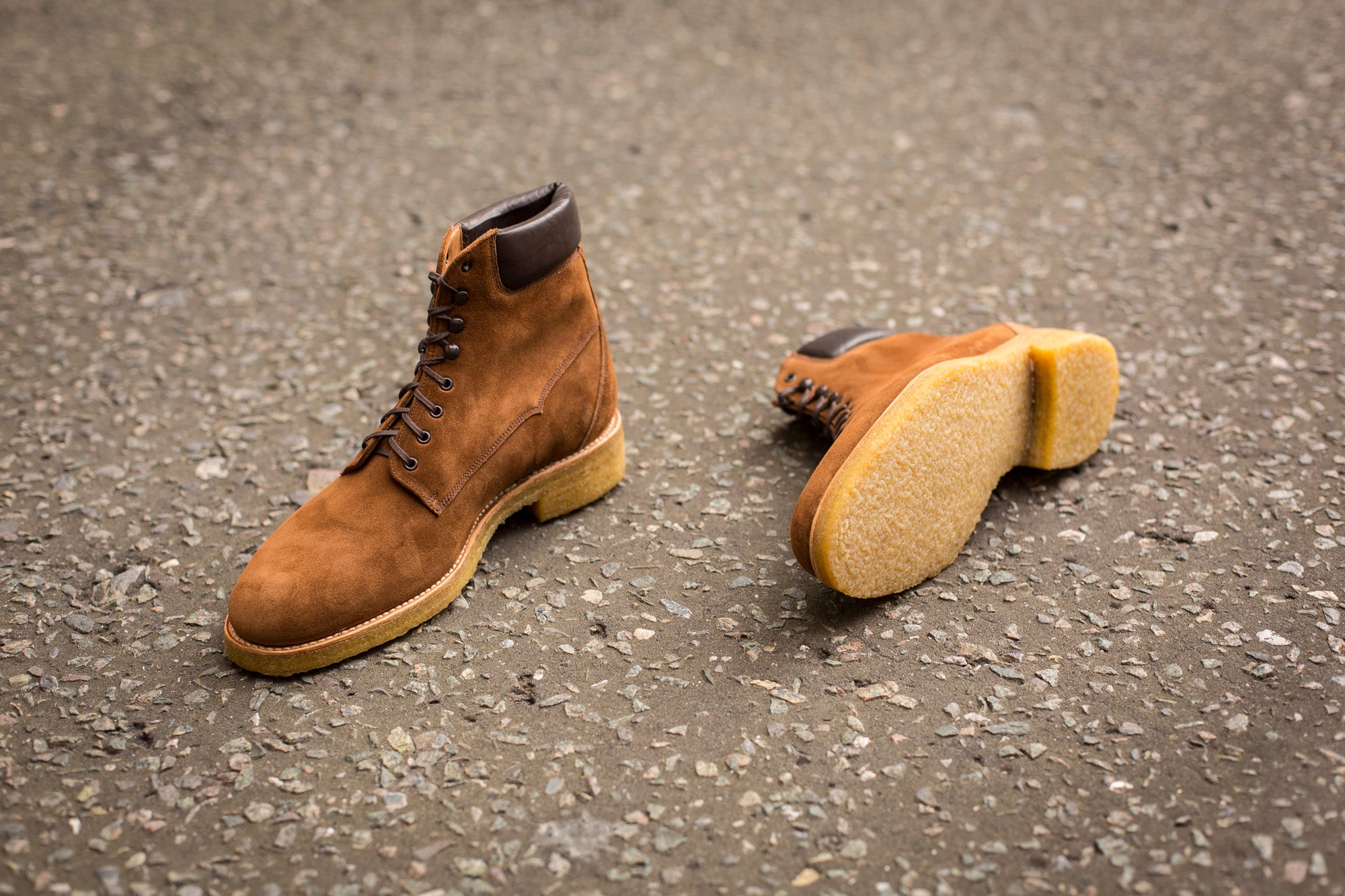 Whidbey - MTO - Snuff Suede - NJF Last - Crepe Rubber Sole