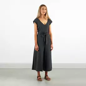 Wide Leg Jumpsuit  | Charcoal